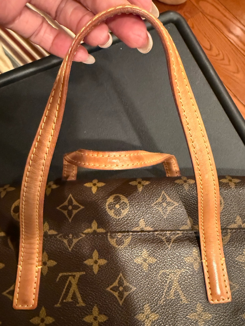 Authentic Louis Vuitton Sonatine Monogram Top Handle Bag - Picture 12 of 12
